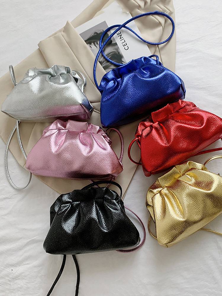 Women's Retro Golden Cloud Shoulder Bag