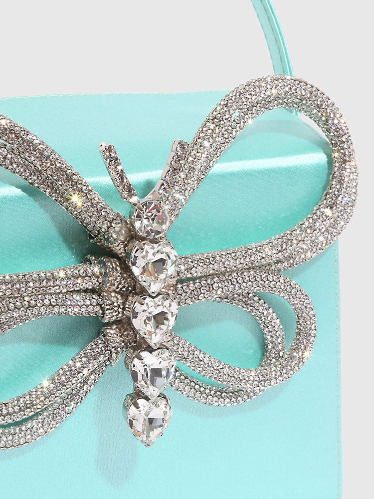 Women's Butterfly Rhinestone Clutch