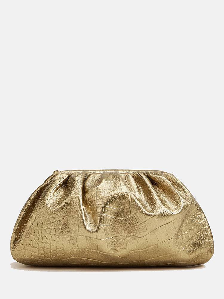 Women's Retro Golden Cloud Shoulder Bag