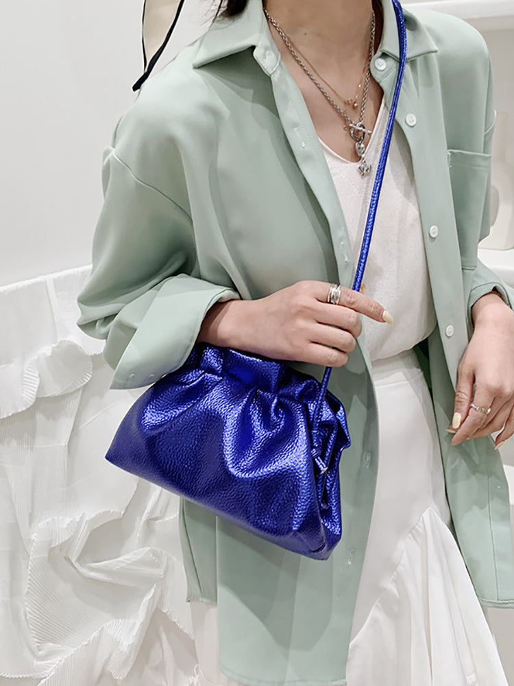 Women's Retro Golden Cloud Shoulder Bag