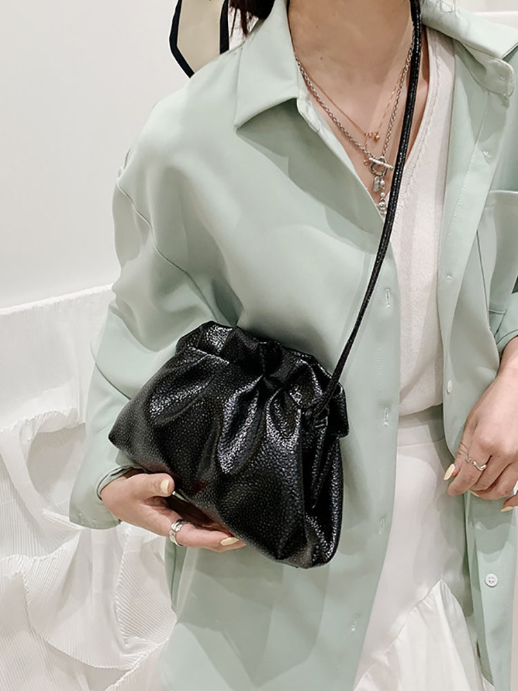Women's Retro Golden Cloud Shoulder Bag