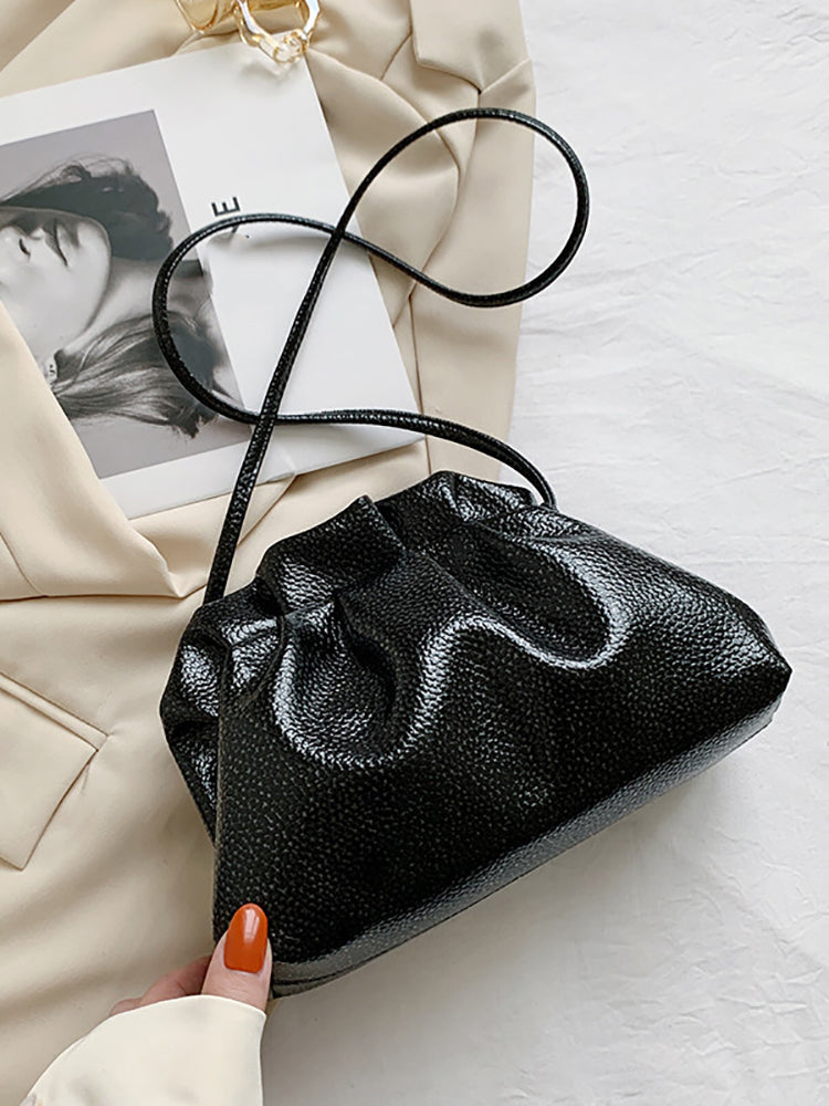 Women's Retro Golden Cloud Shoulder Bag