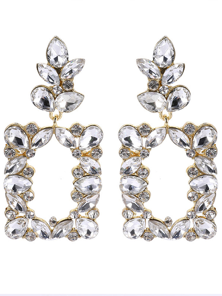 Women's Geometric Irregular Square Earrings