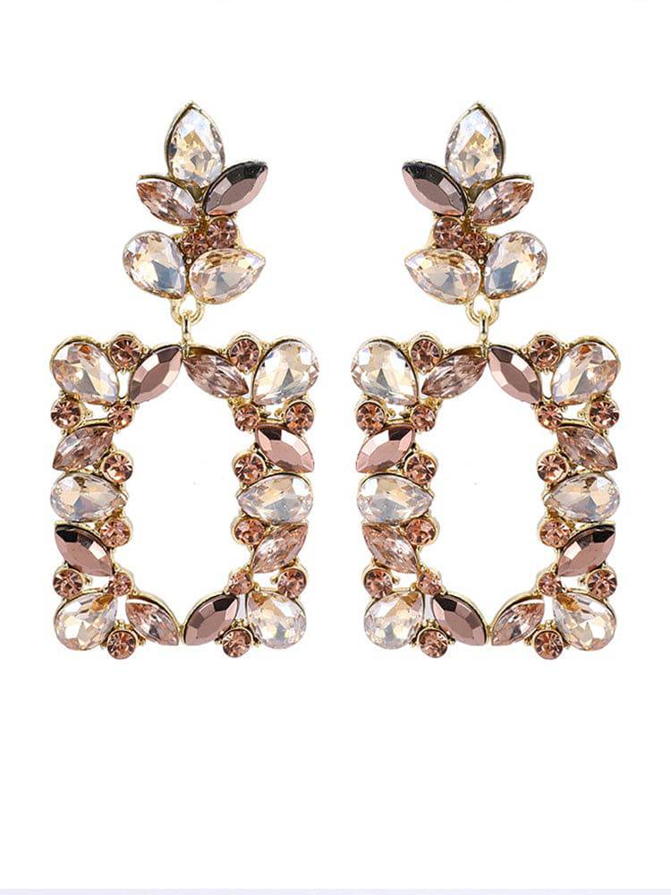 Women's Geometric Irregular Square Earrings
