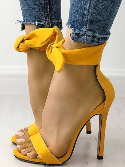 Tied Detail Stiletto Heels