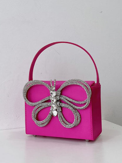 Women's Butterfly Rhinestone Clutch