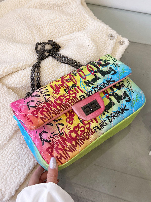 Women's Graffiti Crossbody Bag