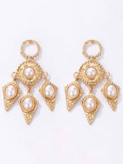 Women's Vintage Pearl Earrings