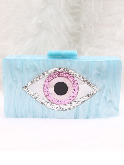 Women's Colorblock Eye Box Bag