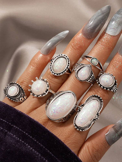 Women's 8-Piece Vintage Ring