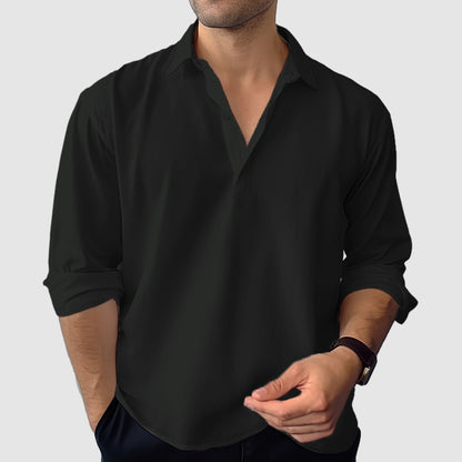 Men's casual long sleeve shirt