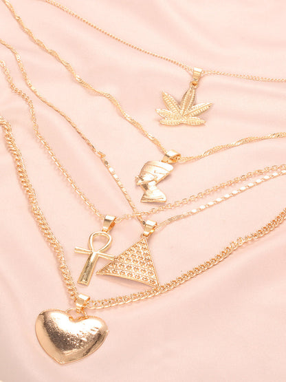 Women's Pendant Layered Necklace