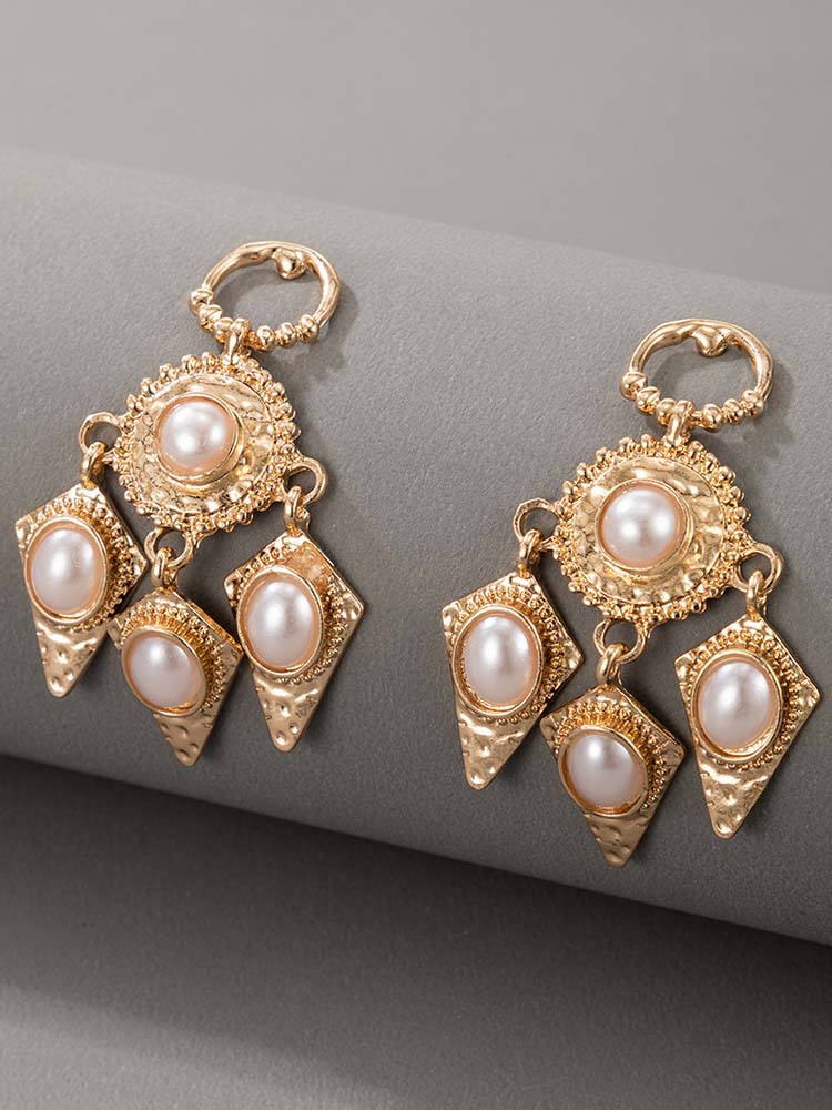 Women's Vintage Pearl Earrings