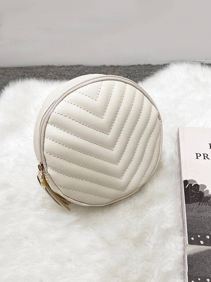 Women's Tassel  Round Shape Crossbody Bag