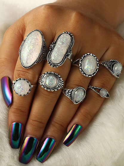 Women's 8-Piece Vintage Ring