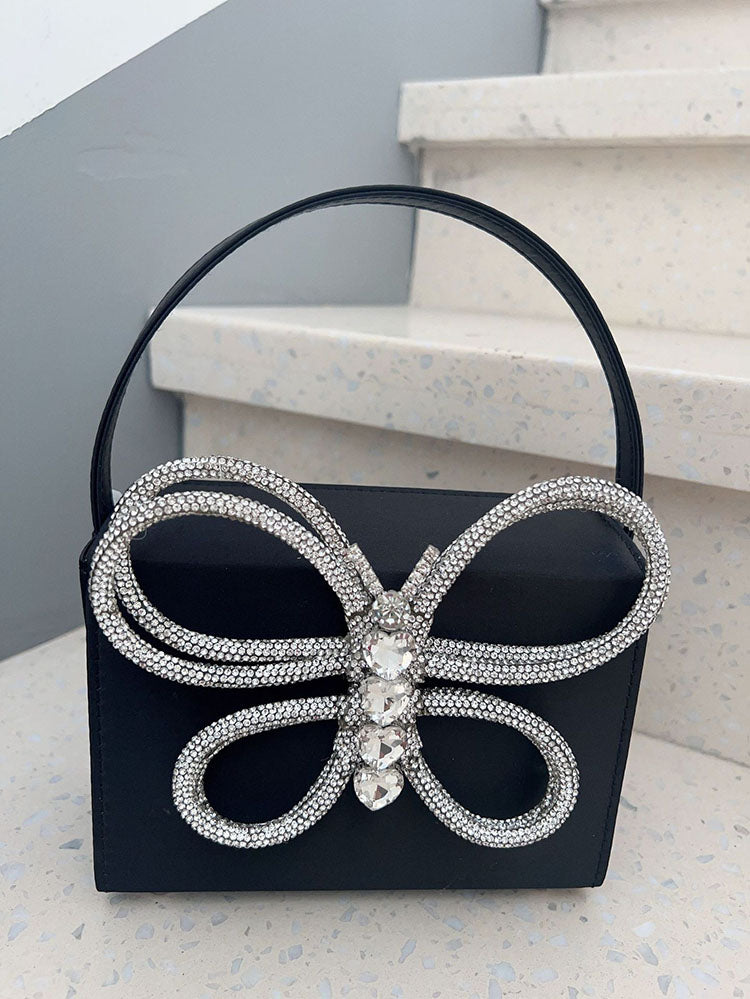 Women's Butterfly Rhinestone Clutch