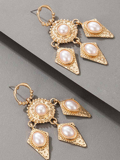 Women's Vintage Pearl Earrings