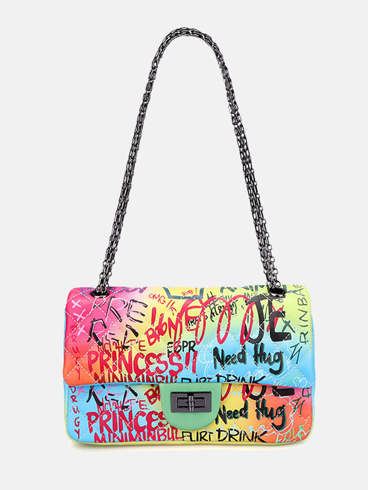 Women's Graffiti Crossbody Bag