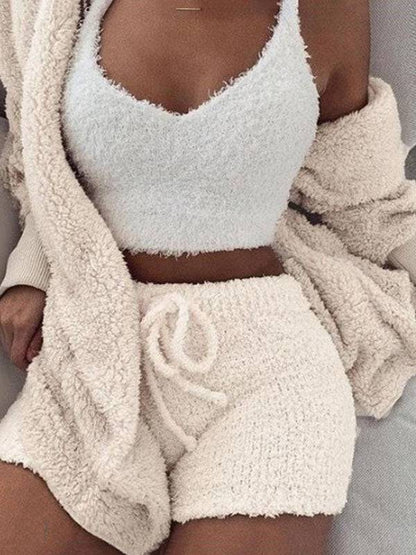 Fuzzy 3 Piece Cozy Set