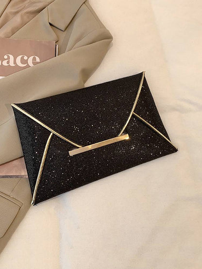 Women's Bling Sequin Decor Clutch Bag