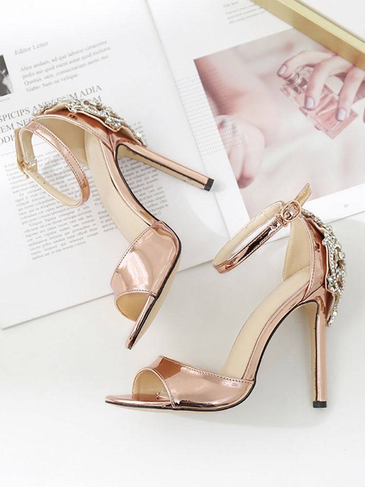 Women's Rhinestone Party High Heel Sandals