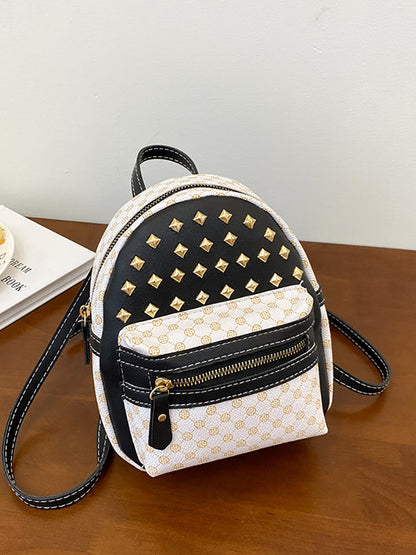 Women's Little Rivet Quilted Backpack