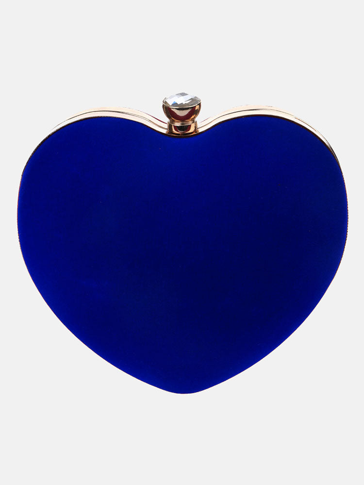 Women's Heart-Shaped Clutch