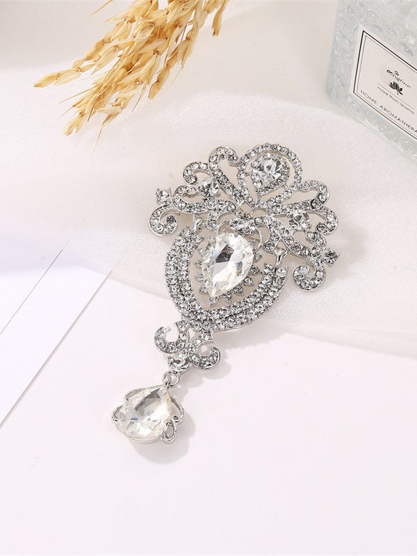 Women's Rhinestone Brooch Pin