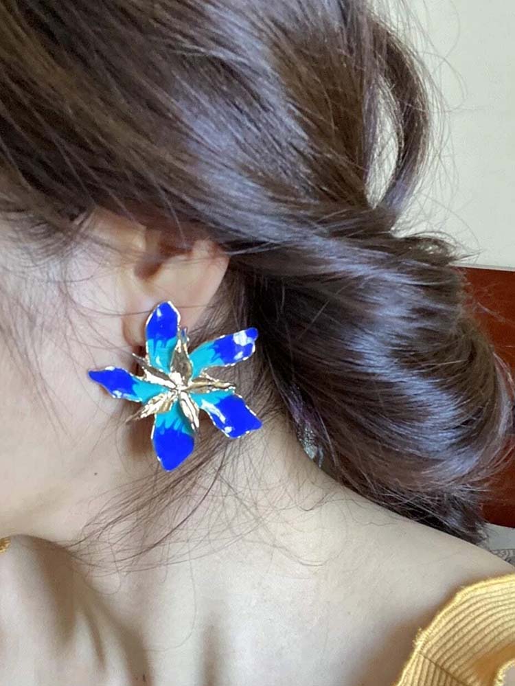 Women's Flower Design Earrings