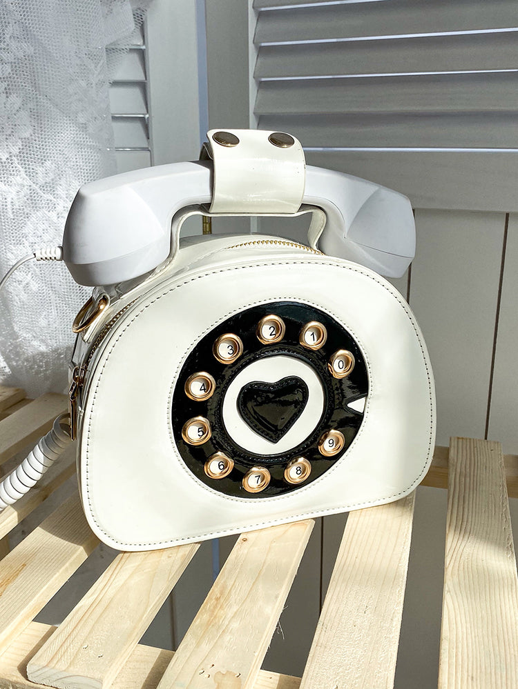 Women's Telephone Design Satchel