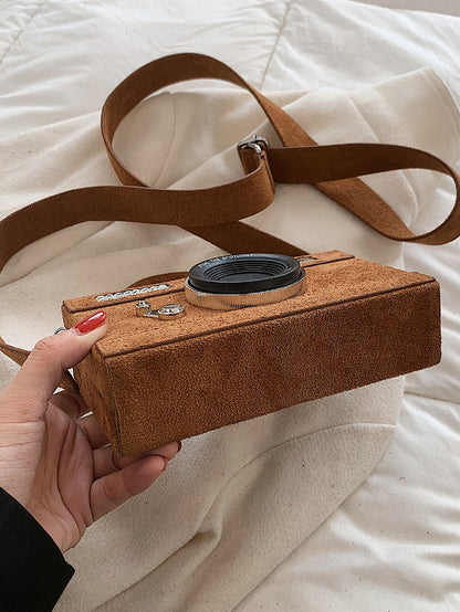 Women's Camera Design Box Bag