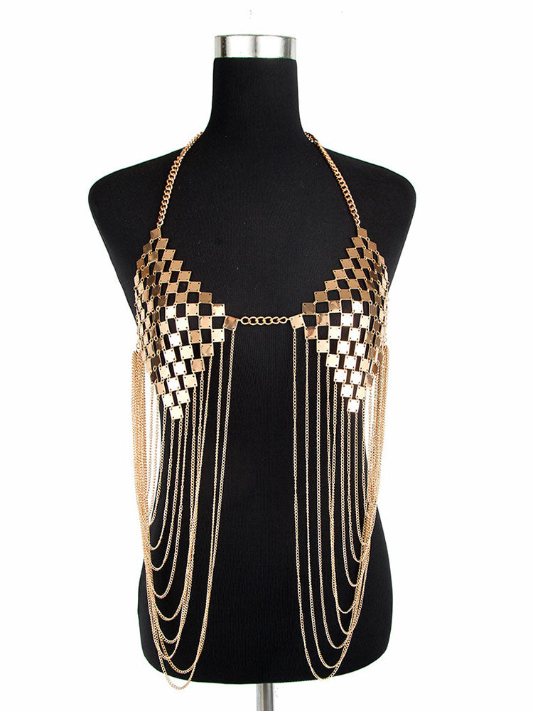 Women's Metal Bra Body Chain