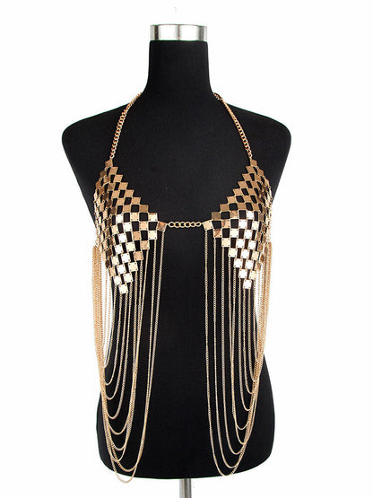 Women's Metal Bra Body Chain