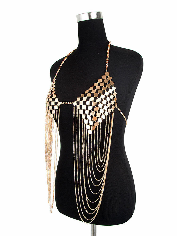 Women's Metal Bra Body Chain