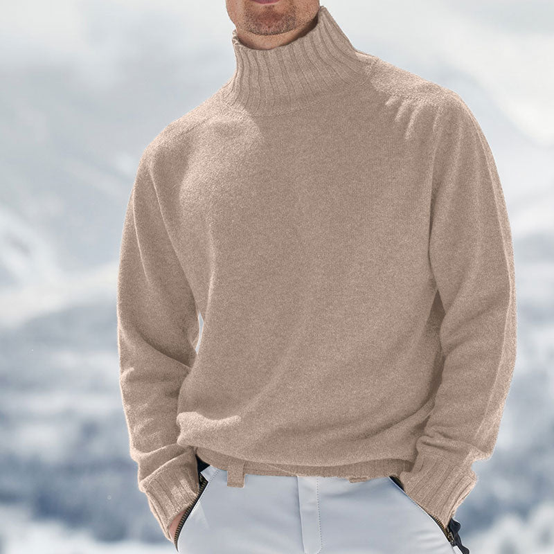 Men's Cashmere Turtleneck Sweater