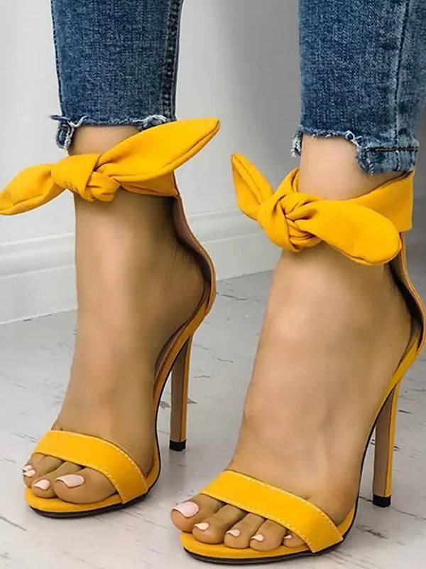 Tied Detail Stiletto Heels