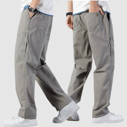 Men's Casual Multi-Pocket Basic Work Pants