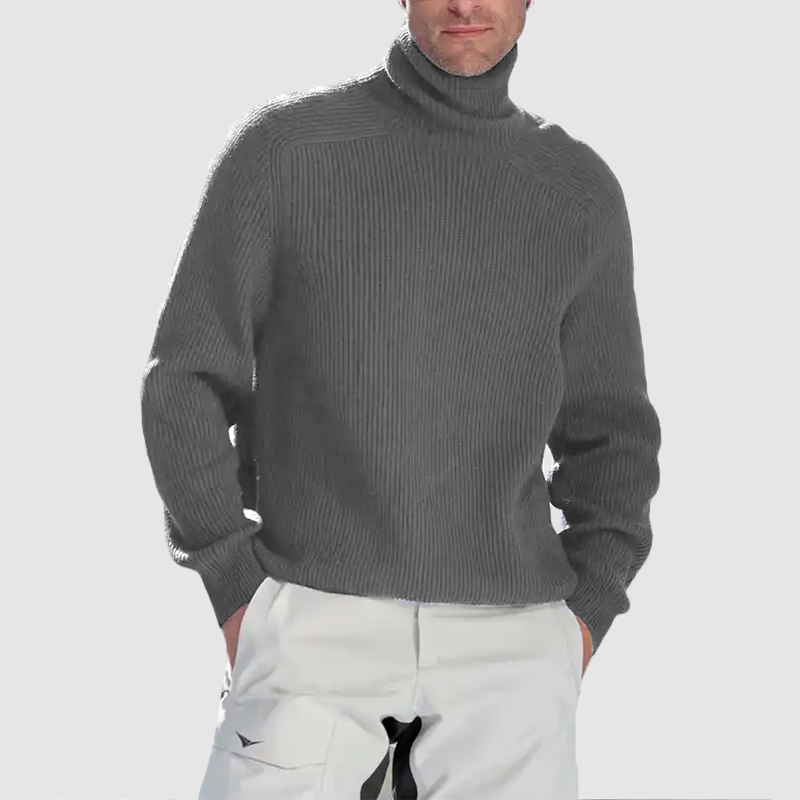 Men's Cashmere Turtleneck Sweater