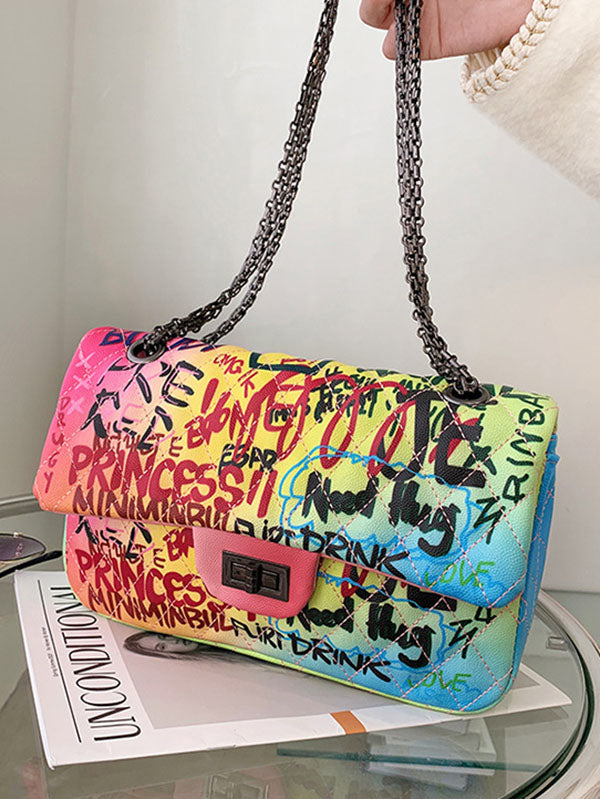 Women's Graffiti Crossbody Bag