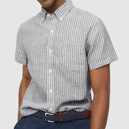 Gentleman's Oxford Cloth Striped Shirt