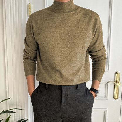 Men's Basic Bottom Cashmere Sweater (NEW)