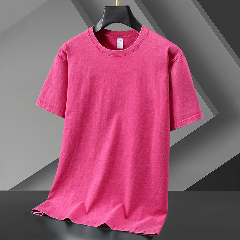 Men's Casual High Quality Cotton Washed T-Shirt