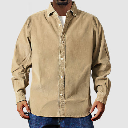 Men's Vintage Washed Basic Shirt