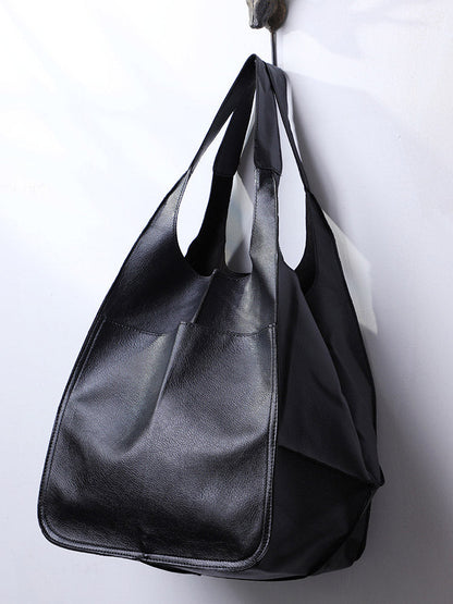 Women's Large Capacity Leather Tote