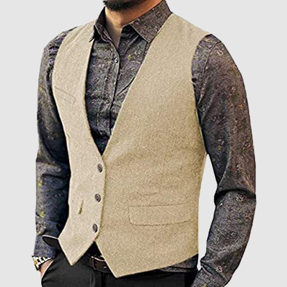 Men's Textured Vest