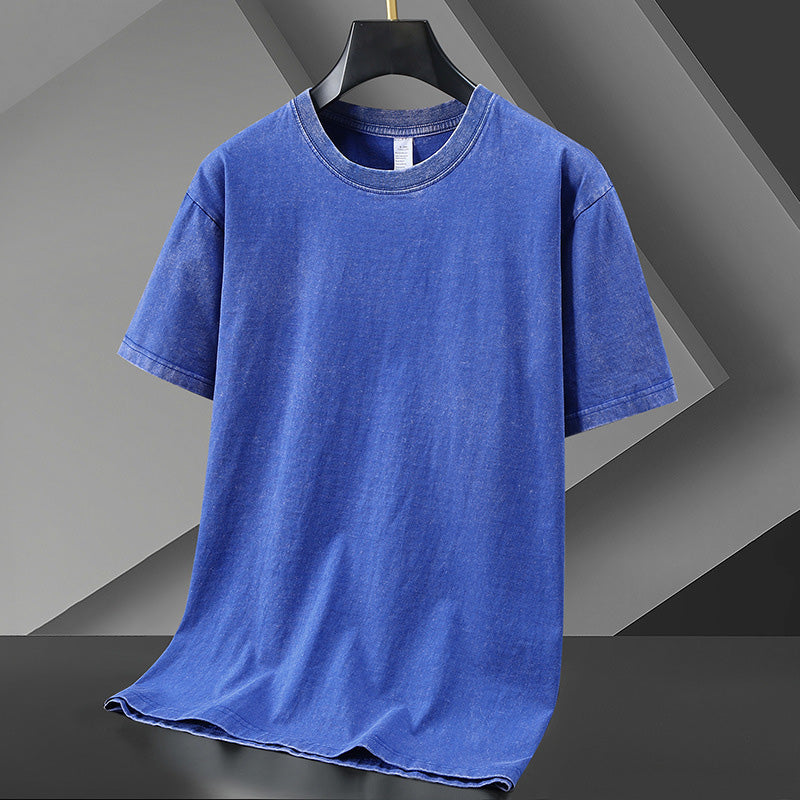 Men's Casual High Quality Cotton Washed T-Shirt