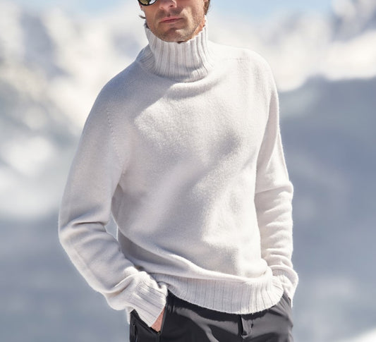 Men's Cashmere Turtleneck Sweater