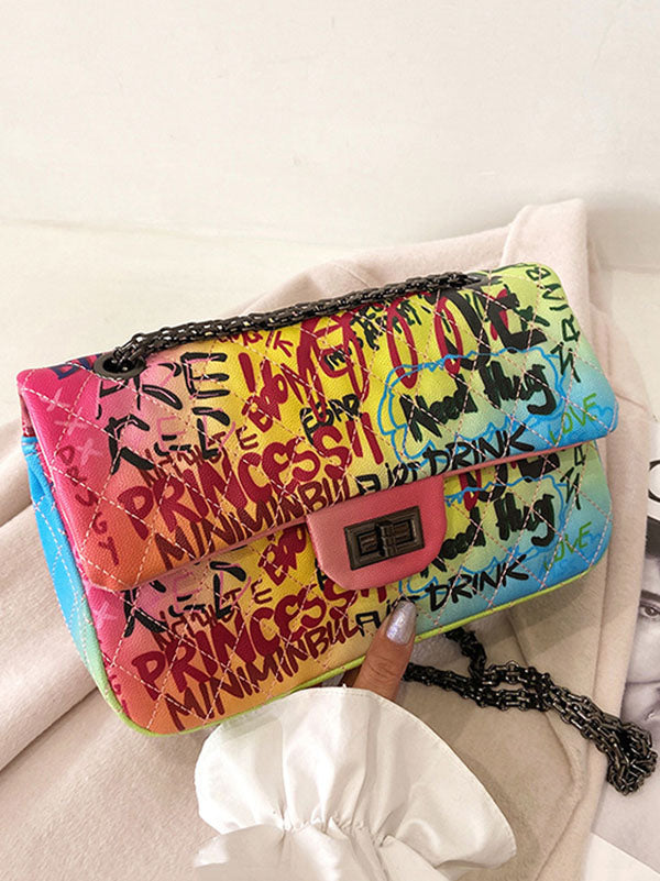 Women's Graffiti Crossbody Bag