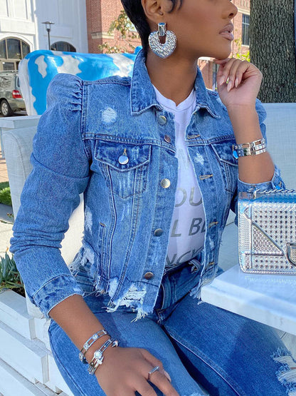 Crop Denim Jacket