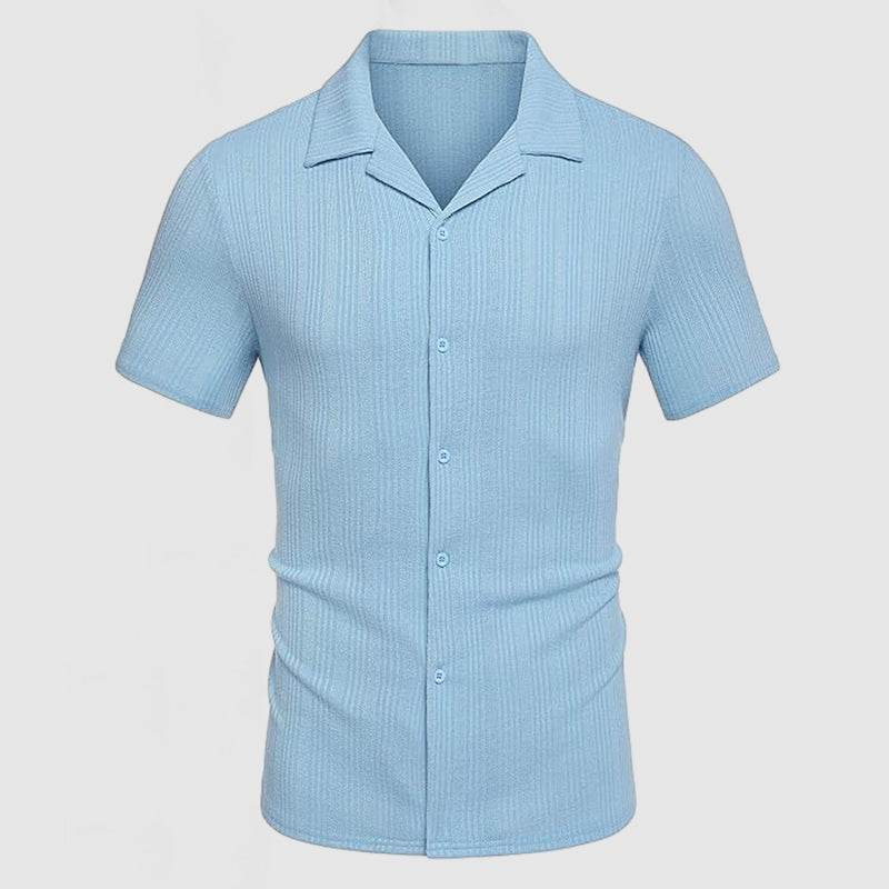 Men's Casual Knit Short Sleeve Shirt